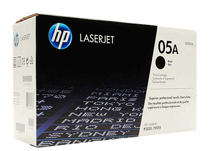 HP 05A Black Original LaserJet Toner Cartridge 05A کارتریج لیزری اچ پی با